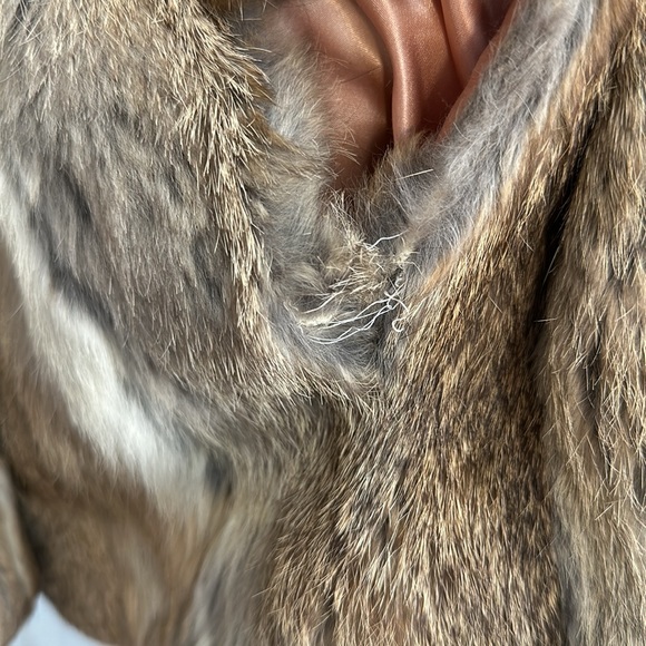 Vintage Mongolian Rabbit Fur Coat *Read Carefully* - Picture 6 of 10